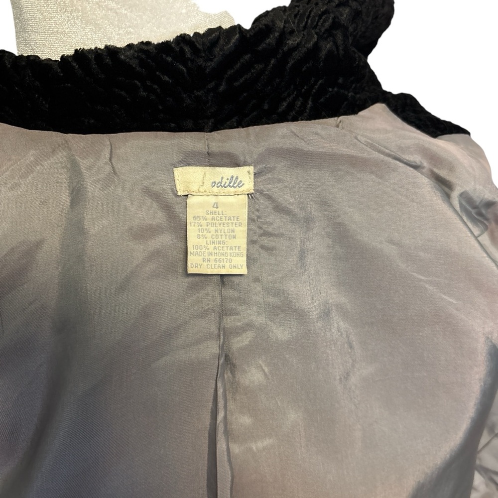 Anthropologie Odille Faux Persian Lamb Fur Coat - Picture 6 of 6